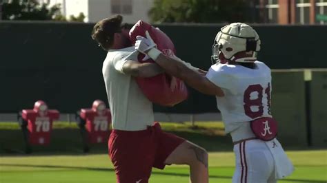 Alabama Football | Highlights from second practice of Texas A&M game ...