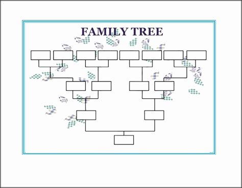 Printable Family Tree Template Word - Printable Templates