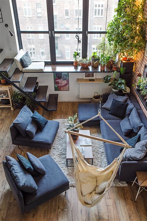 A Creative Loft Apartment in Poland with Exposed Brick and Art - The Nordroom