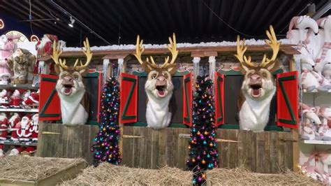 Reindeer Animatronics Singing Christmas Songs - Busy Bee Garden Centre - Ryde, Isle Of Wight ...