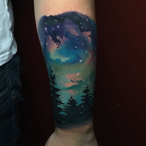 Night Sky Tattoo Sleeve