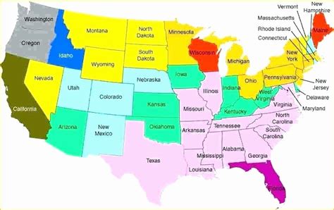 United States Map Quiz – 2023 – Worksheets Decoomo