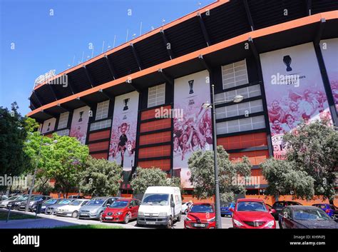 Valencia football club stadium Stock Photo - Alamy