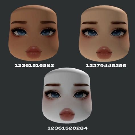 Cheeks Makeup Head! | Coding, Roblox codes, Roblox