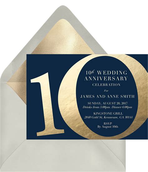 Toast the (Still) Happy Couple With These 9 Anniversary Invitations