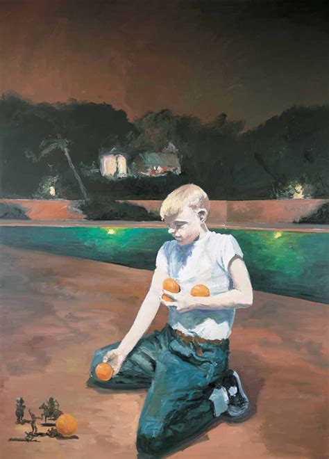 Eric Fischl - Best Western Study 1983 | oil painting on canvas | Peinture