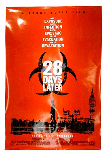 28 Days Later poster - Cine Qua Non independent filmshop