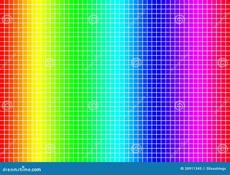 Colour Spectrum Grid Royalty Free Stock Photo - Image: 30911345