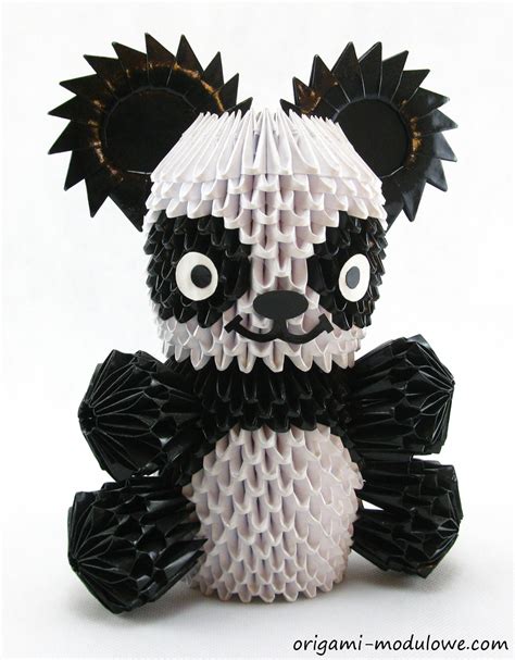 Modular Origami Panda #1 by origamimodulowe on DeviantArt