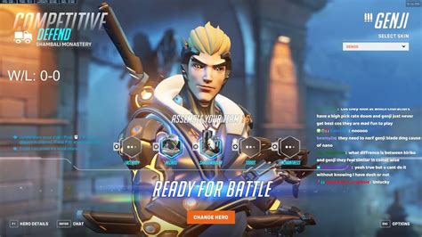 NEW GENJI SKIN - GENOS ! NEW PATCH BALANE! NECROS GENJI OVERWATCH 2 ...