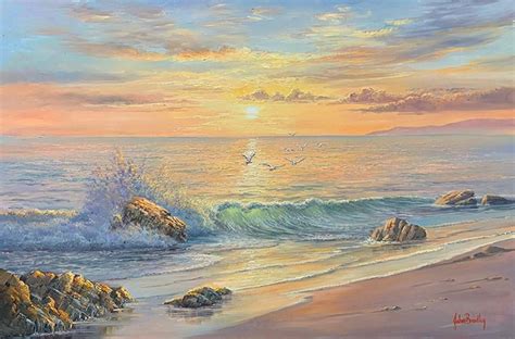 MASTERCLASS 3 - Painting the Coastal Sunrise [DVD] - John Bradley Australian Artist