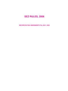 SEZ RULES, 2006 - SEZ India / sez-rules-2006-sez-india.pdf / PDF4PRO