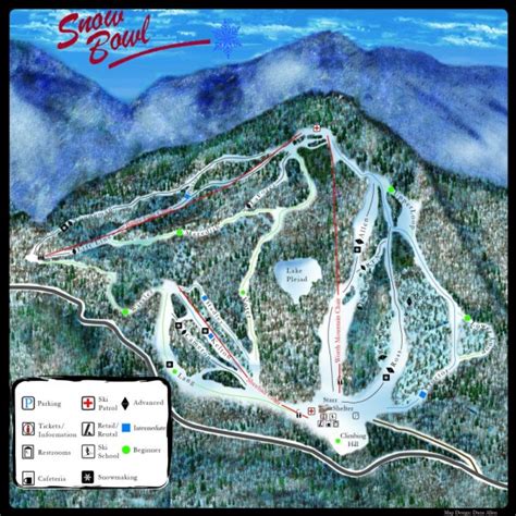 Middlebury Snow Bowl Ski Trail map - Middlebury VT 05753 • mappery