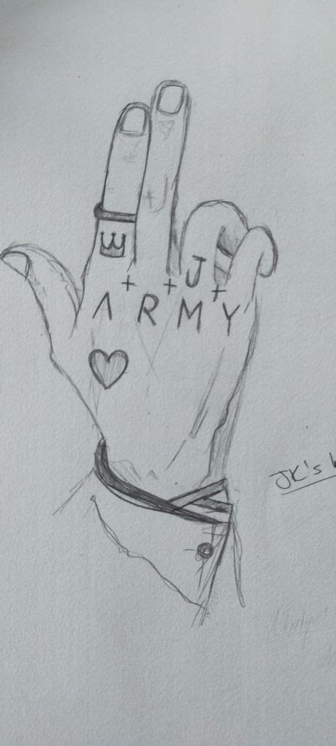 Jk's hand with tattoos