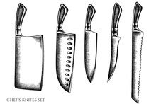 Chef's Knives Free Stock Photo - Public Domain Pictures