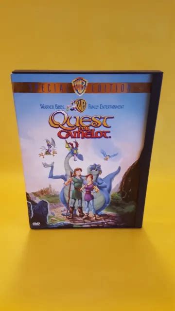QUEST FOR CAMELOT (DVD 1998) Warner Bros Snapcase Special Edition ...