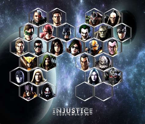 Injustice : Gods Among Us Roster by Kaiology on DeviantArt