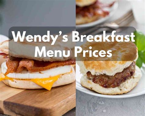 Wendys Breakfast Menu 2024 - Wally Ammamaria