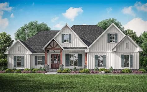 Modern Farmhouse House Plan - 3 Bedrooms, 2 Bath, 2358 Sq Ft Plan 50-389