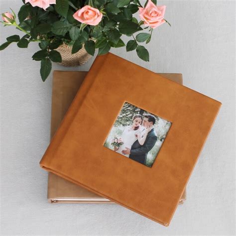 Wedding photo album/8X8 Leather cover wedding album 30 pages | Etsy