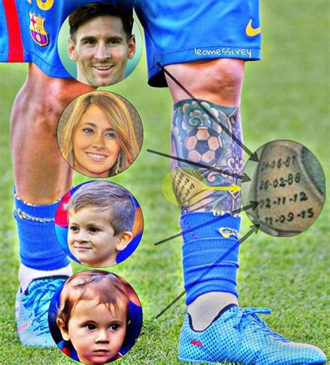 Lionel Messi Son Tattoo