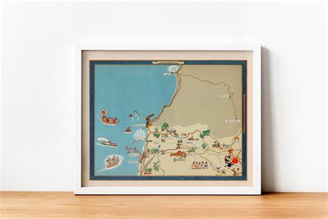 Nahariya Map Print Israel Map Posters Canvas Print Wall Art | Etsy