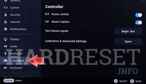 Advanced Settings Valve Steam Deck, How To - HardReset.info