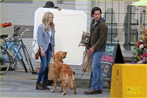 Amanda Seyfried & Milo Ventimiglia Wrap 'Art of Racing in the Rain ...