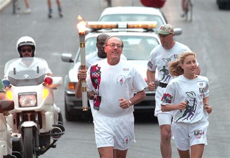 1996 flashback: Jim Boeheim carries Olympic torch through Syracuse (photos) - syracuse.com