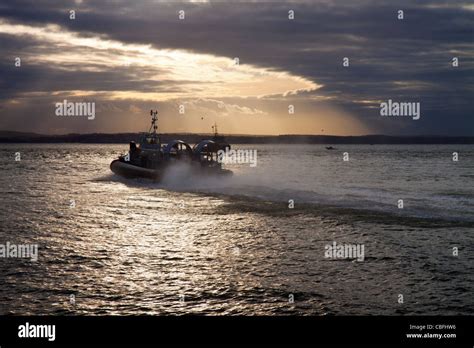 Portsmouth Harbour at sunset Stock Photo - Alamy