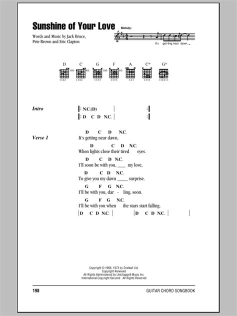 Sunshine Of Your Love by Cream - Guitar Chords/Lyrics - Guitar Instructor