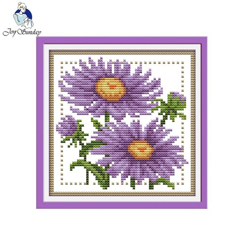 Easy Flower Cross Stitch Pattern - Cross Stitch Patterns