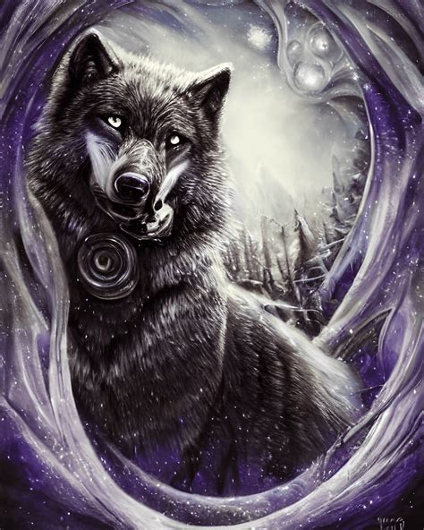 Amarok the Wolf Cinematic Art · Creative Fabrica