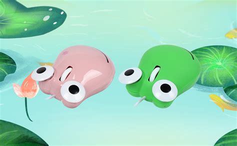 Amazon.com: Wired Mouse, Cute Anima Frog Shape Portable Quiet ...