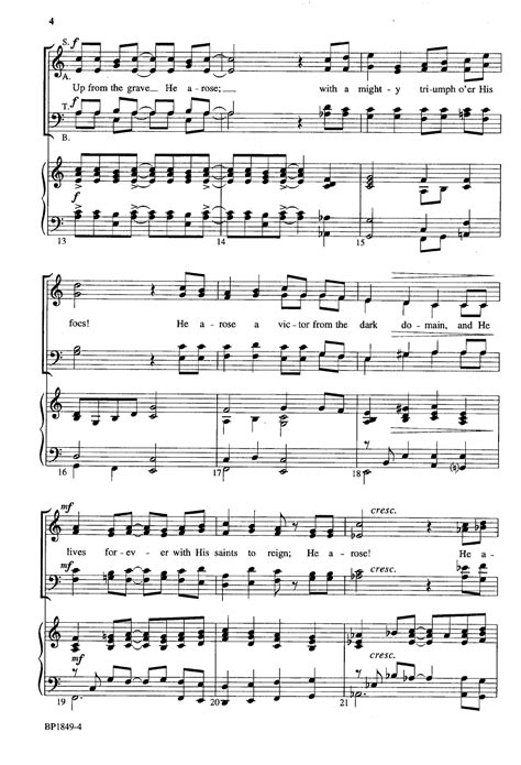 Christ Arose (SATB ) by Lloyd Larson| J.W. Pepper Sheet Music