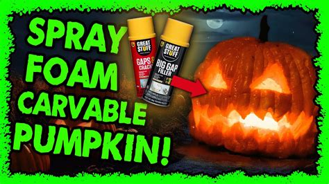 Great Stuff Spray Foam DIY Pumpkin - YouTube