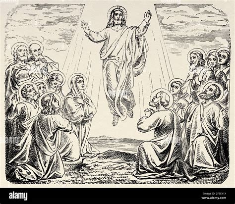 Ascension jesus christ ascends heaven hi-res stock photography and ...