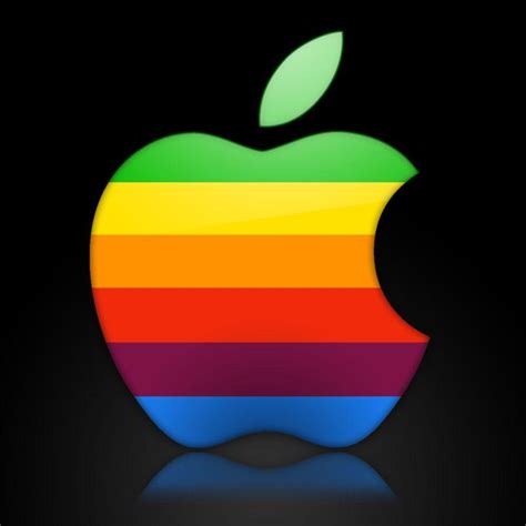 Rainbow Apple Logo Emoji Google and microsoft previously displayed full ...