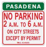 Overnight Parking Permits - Office of the City Manager