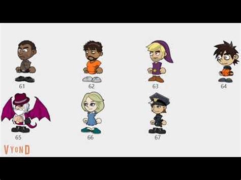 Lil Peepz Stock Characters Batch 7 (For Vyond) - YouTube