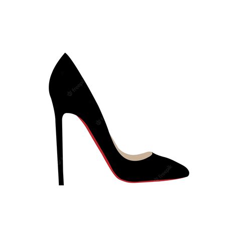 Premium Vector | Black shoes on a white background. vector illustration