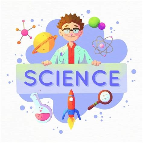 Наука слово концепция | Премиум векторы | Science illustration, Vector ...