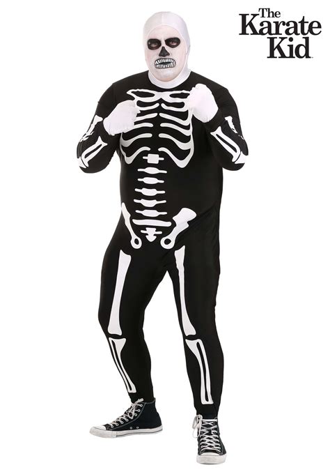 Fantasia De Esqueleto Infantil De Karate Kid Kids Karate Kid Skeleton Suit Costume ...