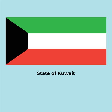 The Kuwait Flag 29171972 Vector Art at Vecteezy