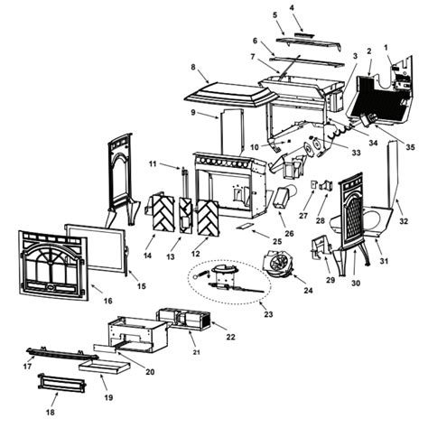 Quadra Fire Castile FS (Retired) Pellet Stove | Quadra-FireParts.com