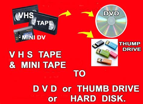 CONVERTION OF VIDEO TAPES, MINI DV TAPES, H8 TAPES TO THUMB DRIVE, Photography, Video Cameras on ...