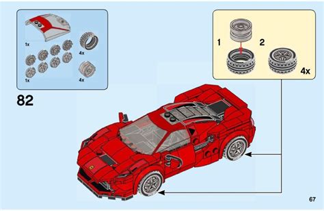 View LEGO® instruction 76895 Ferrari F8 Tributo - LEGO instructions and ...