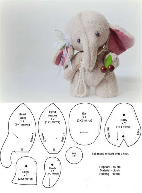 6 Patterns + 1 tutorial ( Plush Elephant)