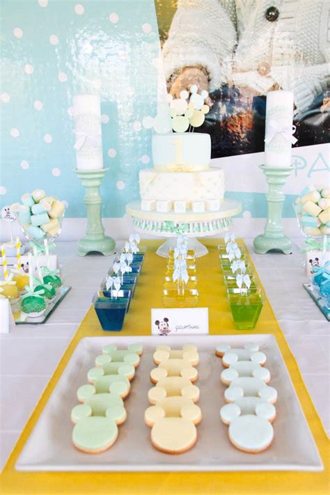 Kara's Party Ideas Baby Mickey Mouse Party with Lots of Really Cute Ideas via Kara's Party Ideas ...