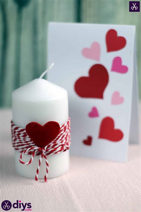 Easy DIY Valentine’s Day Candle